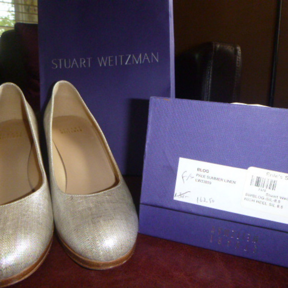 Stuart Weitzman Shoes - Stuart Weitzman high heel Pale Summer Linen